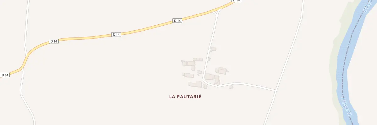 Plan du 106 La Pautarie à Serviès