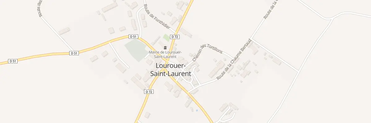 Plan du 7 Pl de l’Eglise à Lourouer-Saint-Laurent
