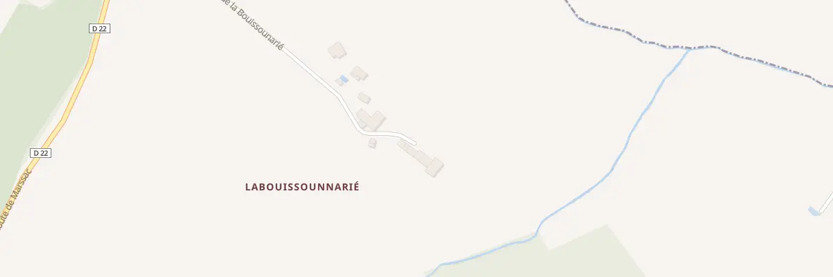 Plan du 5120 Labouissounnarie à Labessière-Candeil