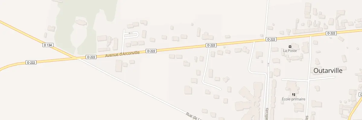 Plan du 27 Av d’Arconville à Outarville