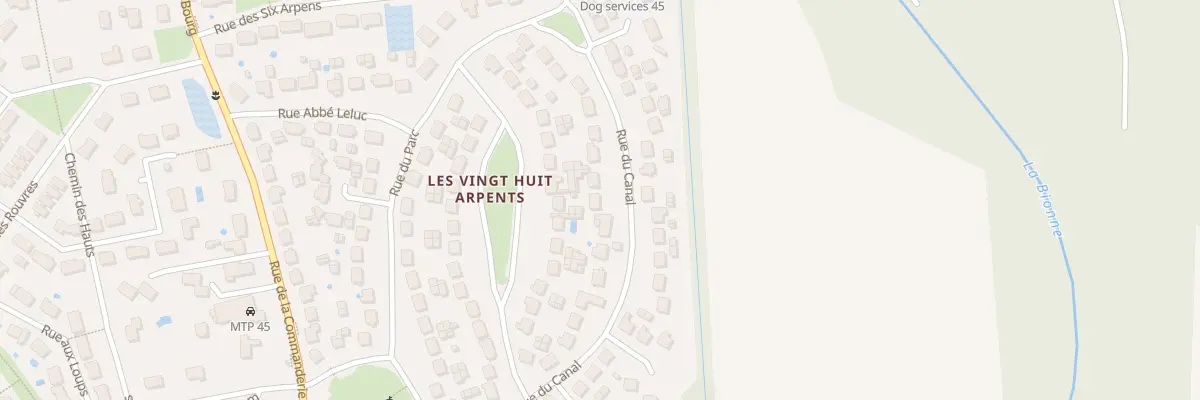 Plan du 22 Rue du Canal à Boigny-sur-Bionne