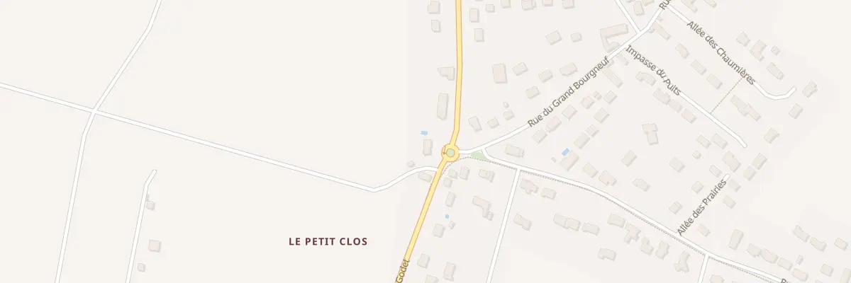Plan du 1 Rue du Petit Bourgneuf à Chécy