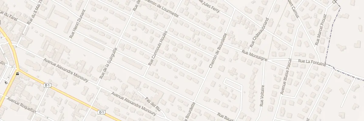 Plan du 29 Rue Paul Riquet à Revel