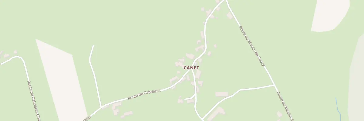 Plan du 83 Canet à Gorses