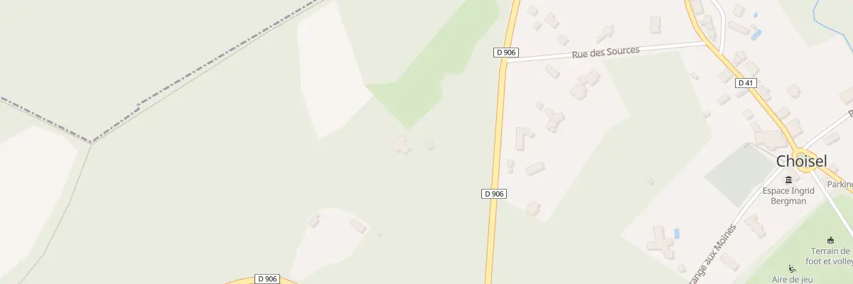 Plan du 2 Rte de Rambouillet à Choisel