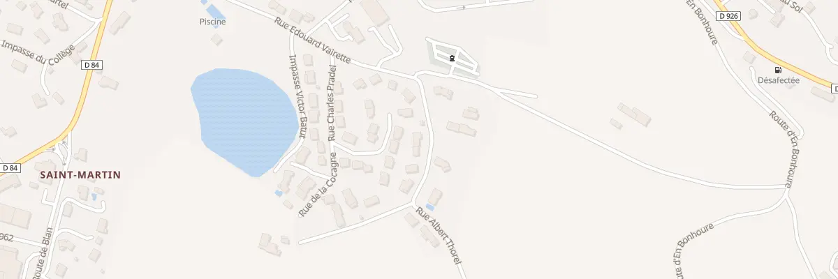 Plan du 2 Rue Albert Thorel à Puylaurens