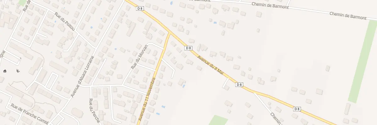 Plan du 82 Av du 8 Mai à Issoudun