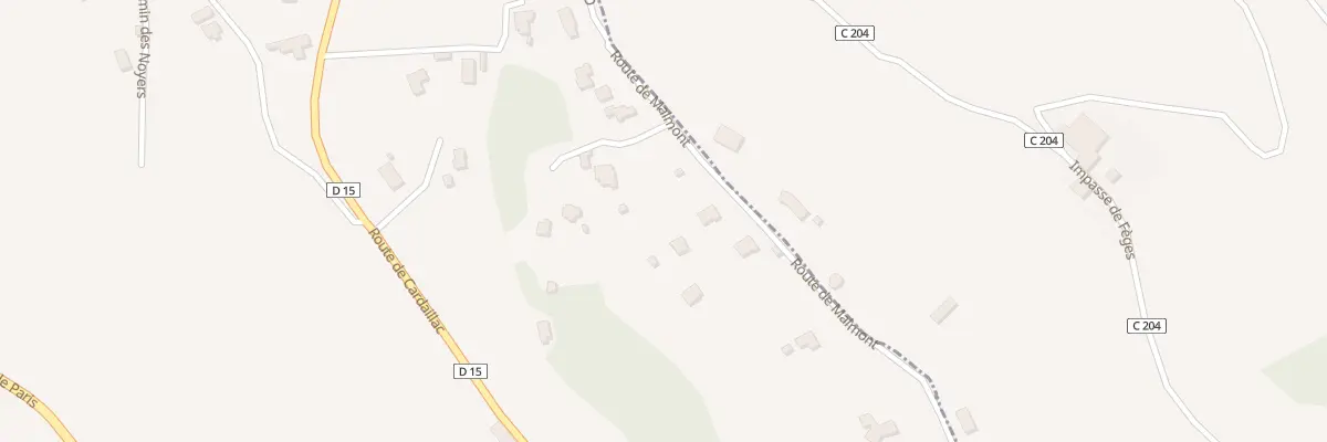 Plan du 29 Imp des Chênes à Camburat