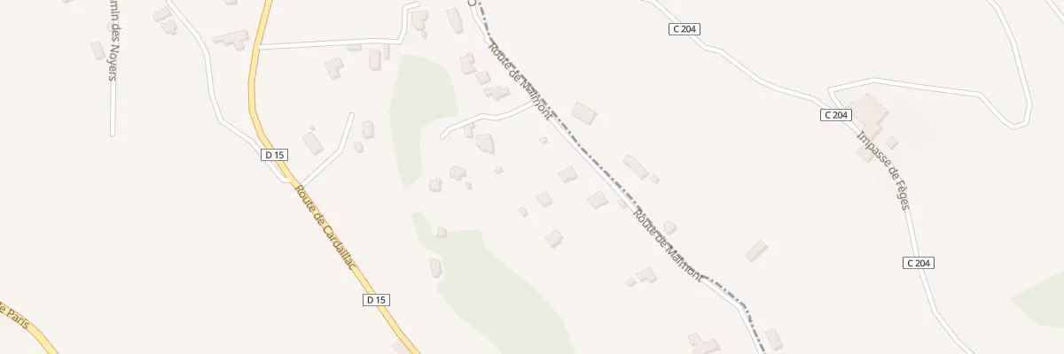 Plan du 29 Imp des Chênes à Camburat