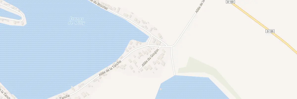 Plan du 240 All du Goujon à Milly-sur-Thérain