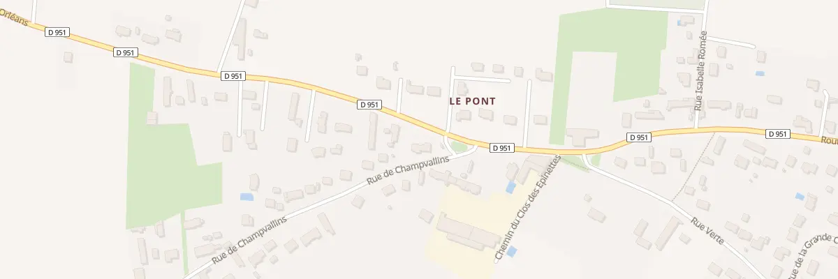Plan du 72 Rue de Champvallins à Sandillon