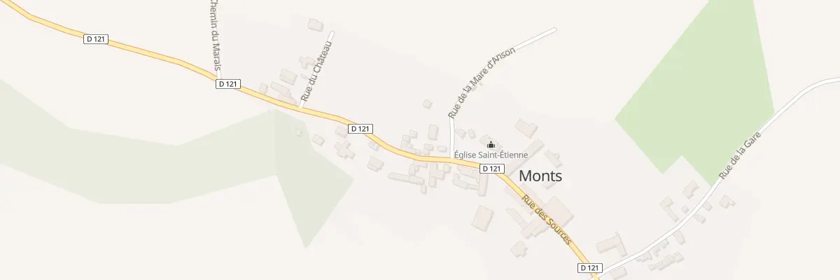 Plan du 1 Rue de la Mare d’Anson à Monts