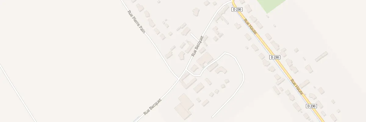 Plan du 16B Rue Becquet à Offekerque