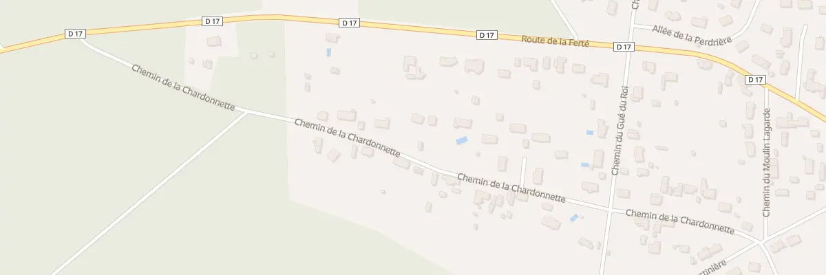 Plan du 420 Che de la Chardonnette à Ménestreau-en-Villette