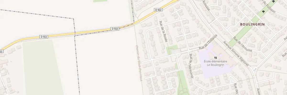 Plan du 56 Rue de la Rosée à Vauréal