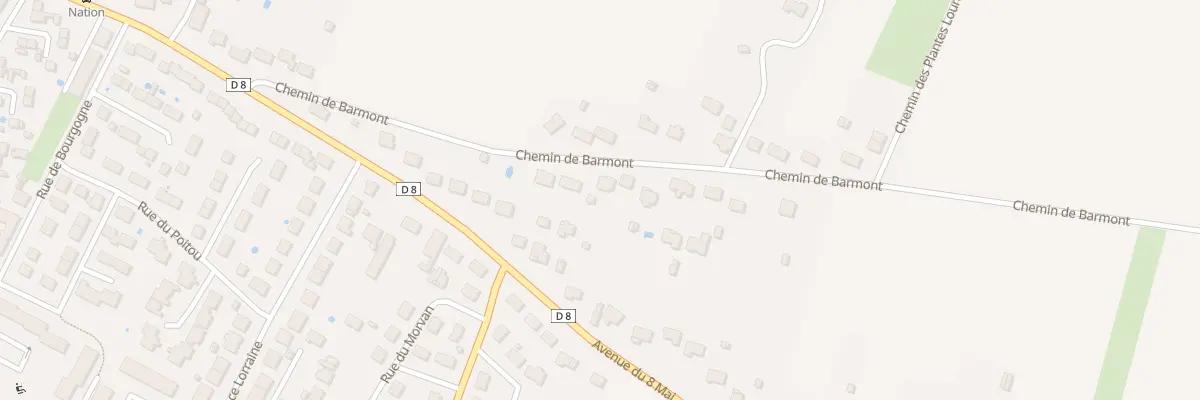 Plan du 6 Che de Barmont à Issoudun