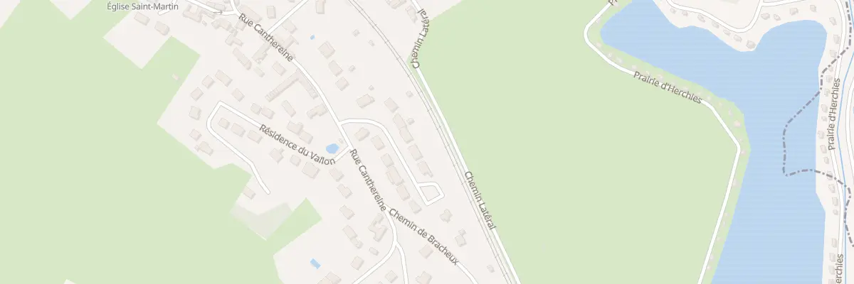 Plan du 5 Res de la Fontaine à Herchies