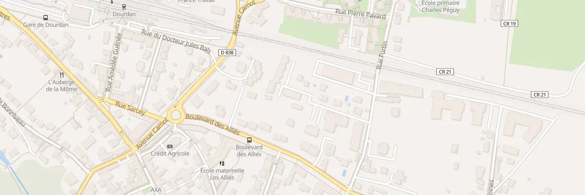 Plan du 6 Rue Antoinette Bervas à Dourdan