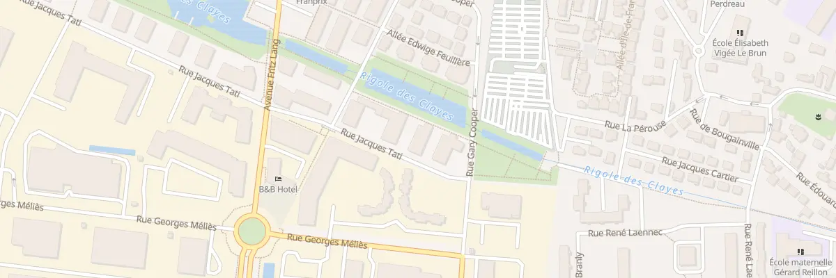 Plan du 6 Rue Jacques Tati à Bois-d’Arcy