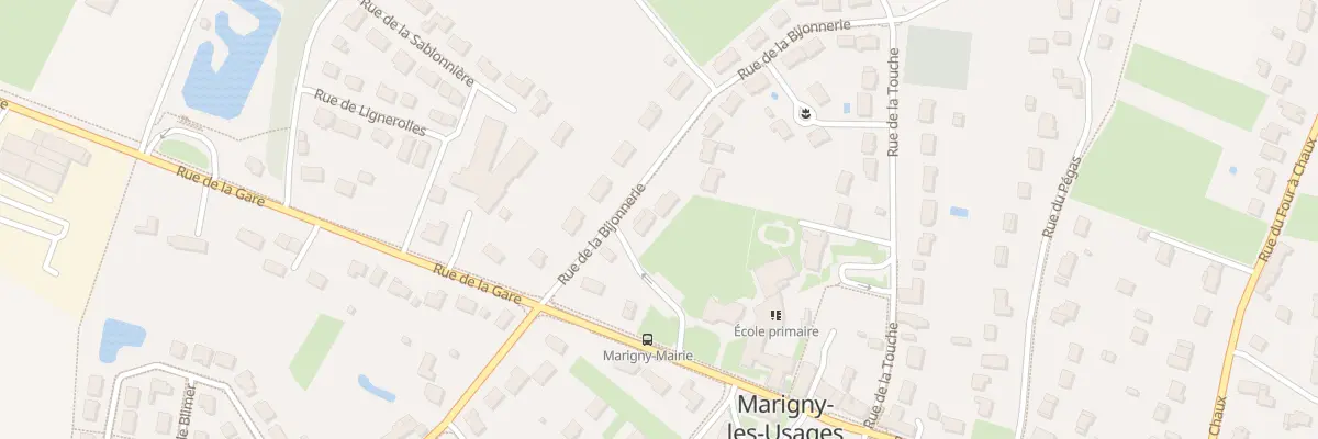 Plan du 70 Rue de la Bijonnerie à Marigny-les-Usages