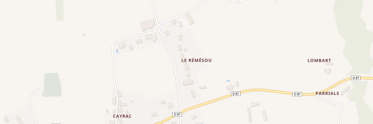 Plan du 5235 Le Remesou à Foissac