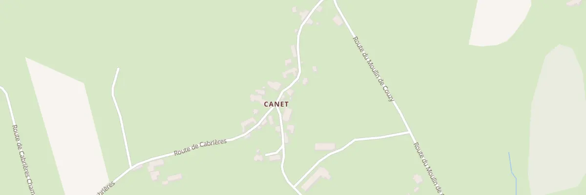 Plan du 84 Canet à Gorses