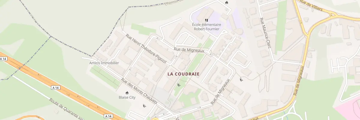 Plan du 11 All de la Palme d’Or à Poissy