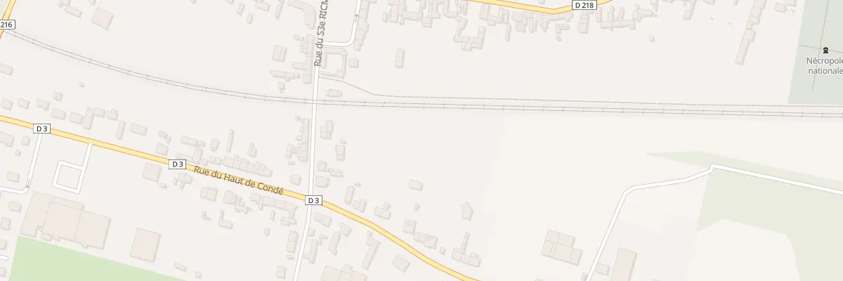 Plan du 3 Rue 53 E Ricms à Condé-Folie
