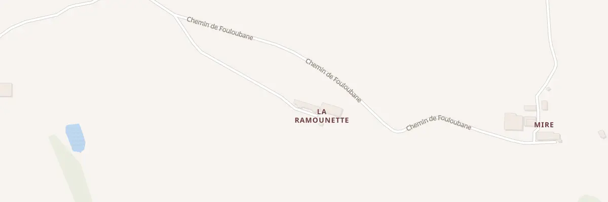 Plan du 234 La Ramonnette à Fanjeaux