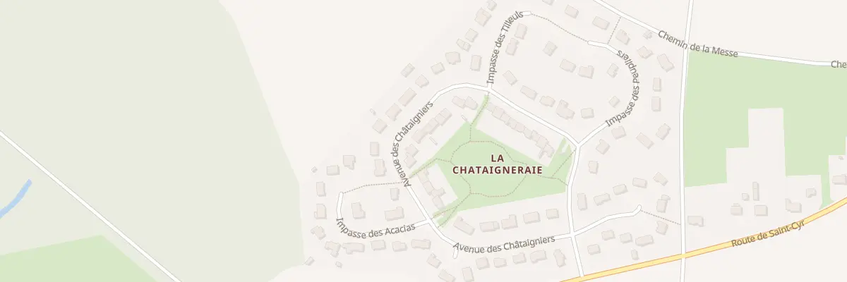 Plan du 33 Av des Châtaigniers à Sandillon