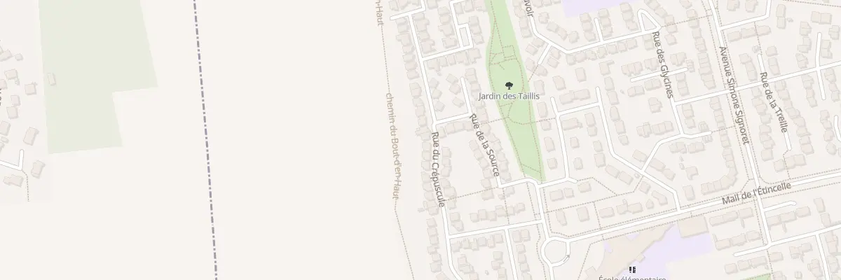 Plan du 39 Rue du Crépuscule à Vauréal