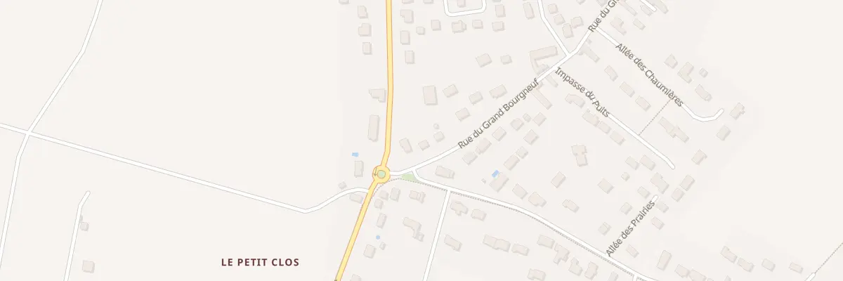 Plan du 5 Rue du Grand Bourgneuf à Chécy