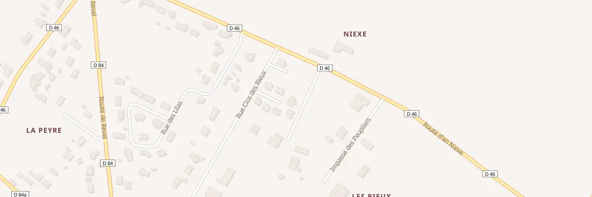 Plan du 5330 Les Rieux à Blan