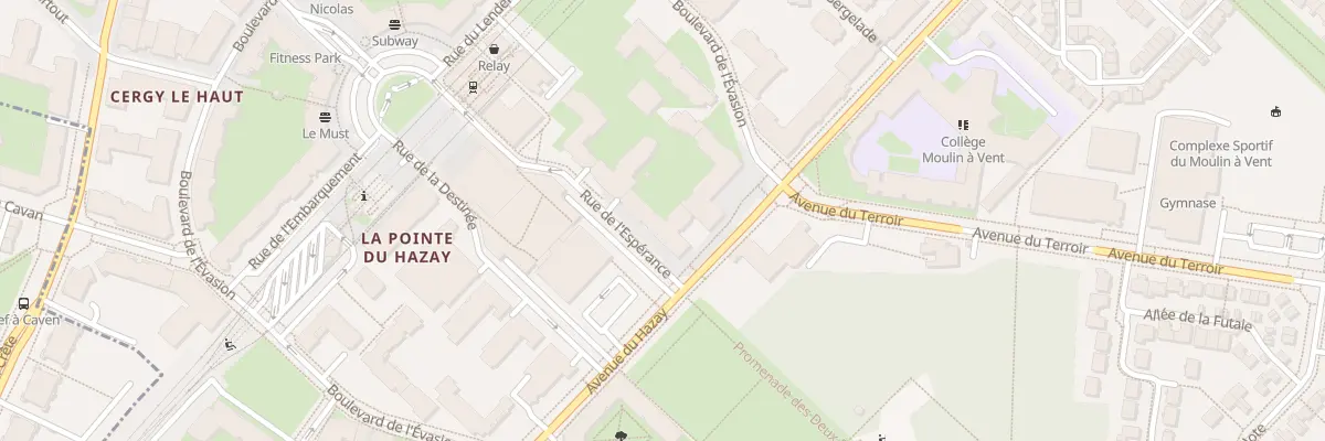Plan du 4 Rue de l’Espérance à Cergy