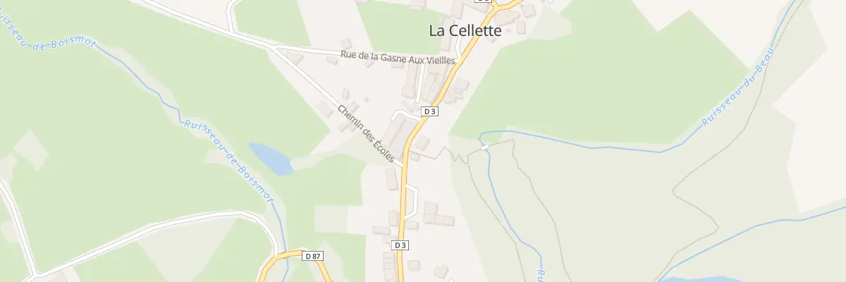Plan du 9 Rue de la Cascade à La Cellette
