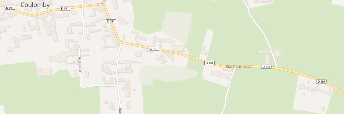 Plan du 93 Rue Principale à Coulomby