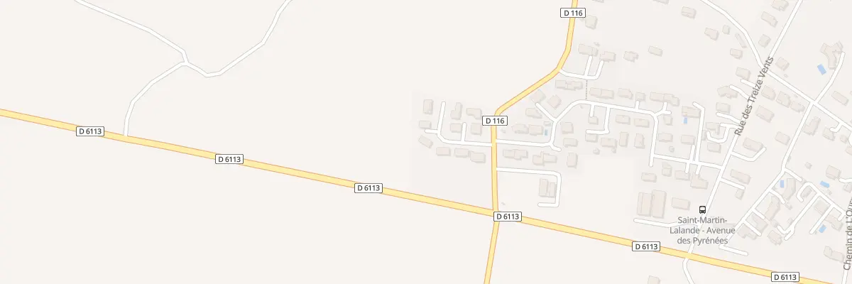 Plan du 65 Rue Pierre Paul Riquet à Saint-Martin-Lalande