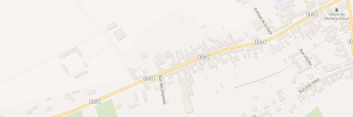 Plan du 96 Rue du Général Leclerc à Molliens-Dreuil