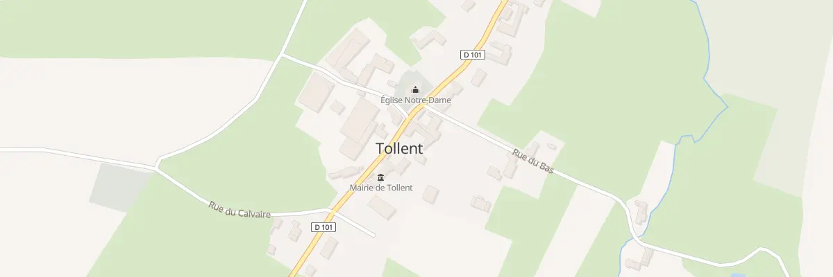 Plan du 11 Rte de Caumont à Tollent
