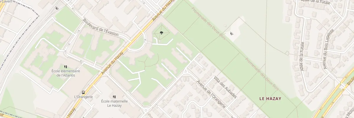 Plan du 3 All des Citronniers à Cergy