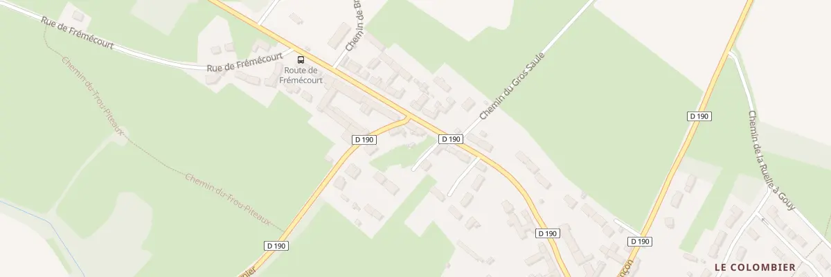 Plan du 25 Rue du Général Leclerc à Cormeilles-en-Vexin