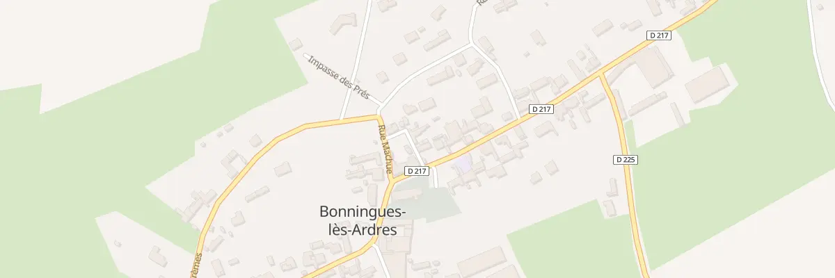 Plan du 2 Rue de l’Abattoir à Bonningues-lès-Ardres