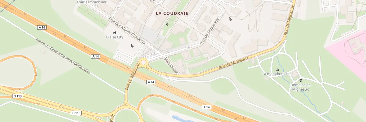 Plan du 36 Rue de Migneaux à Poissy