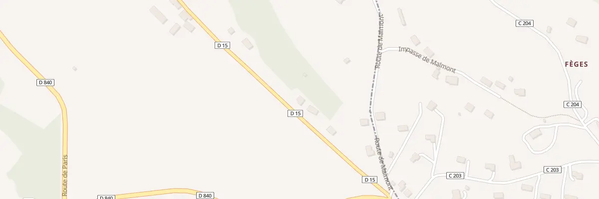 Plan du 250 Rte de Cardaillac à Camburat