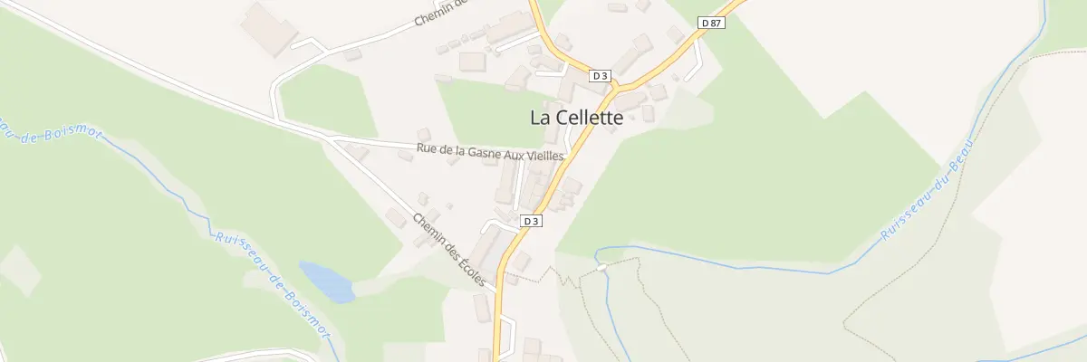 Plan du 2 Rue de la Cascade à La Cellette