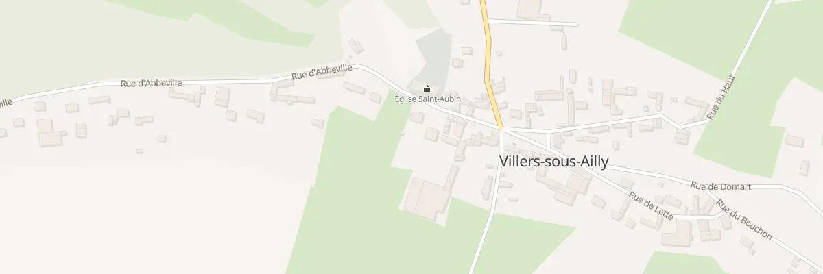 Plan du 9004 Rue d’Abbeville à Villers-sous-Ailly