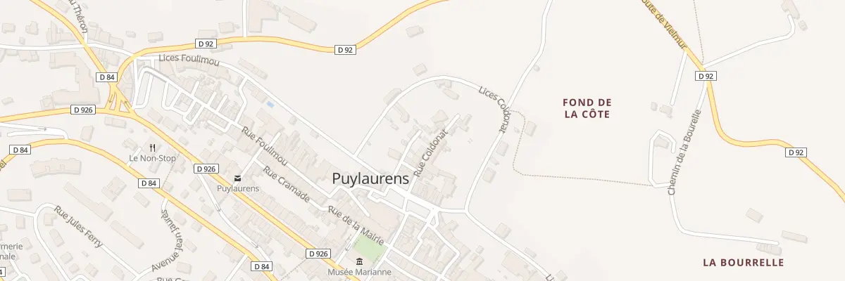 Plan du 11 Rue coldonat à Puylaurens