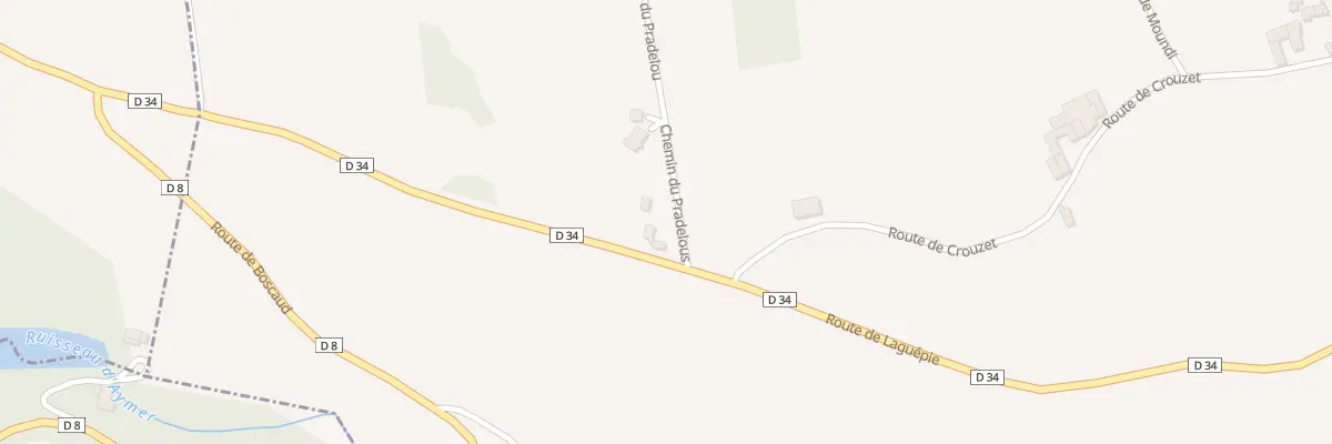 Plan du 5119 La Teyssarie à Laparrouquial