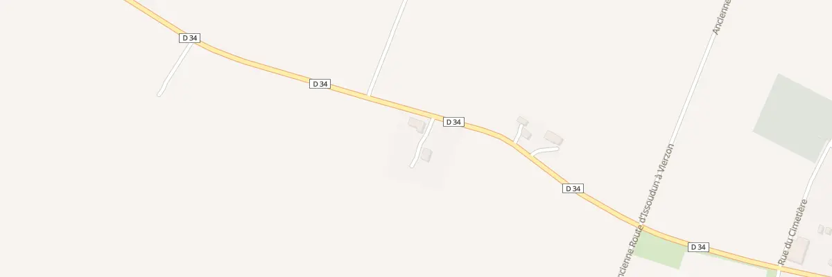Plan du 5 Rte de Paudy à Sainte-Lizaigne
