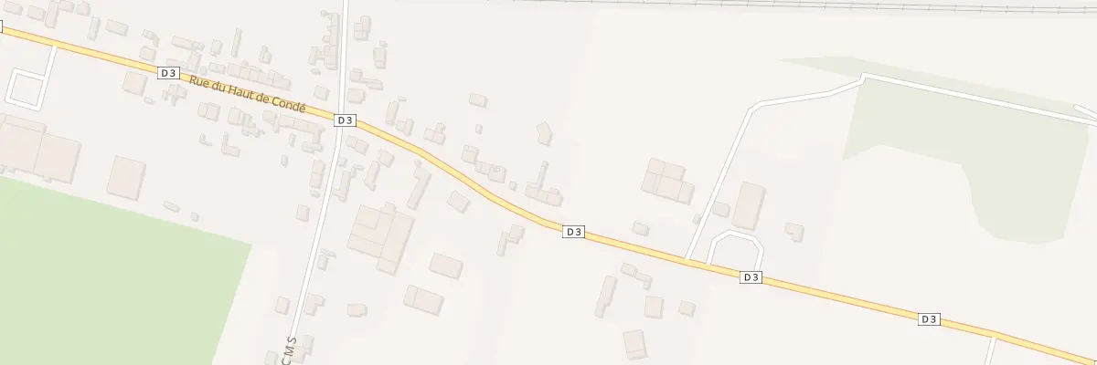 Plan du 5188 Rue du Haut de Condé à Condé-Folie